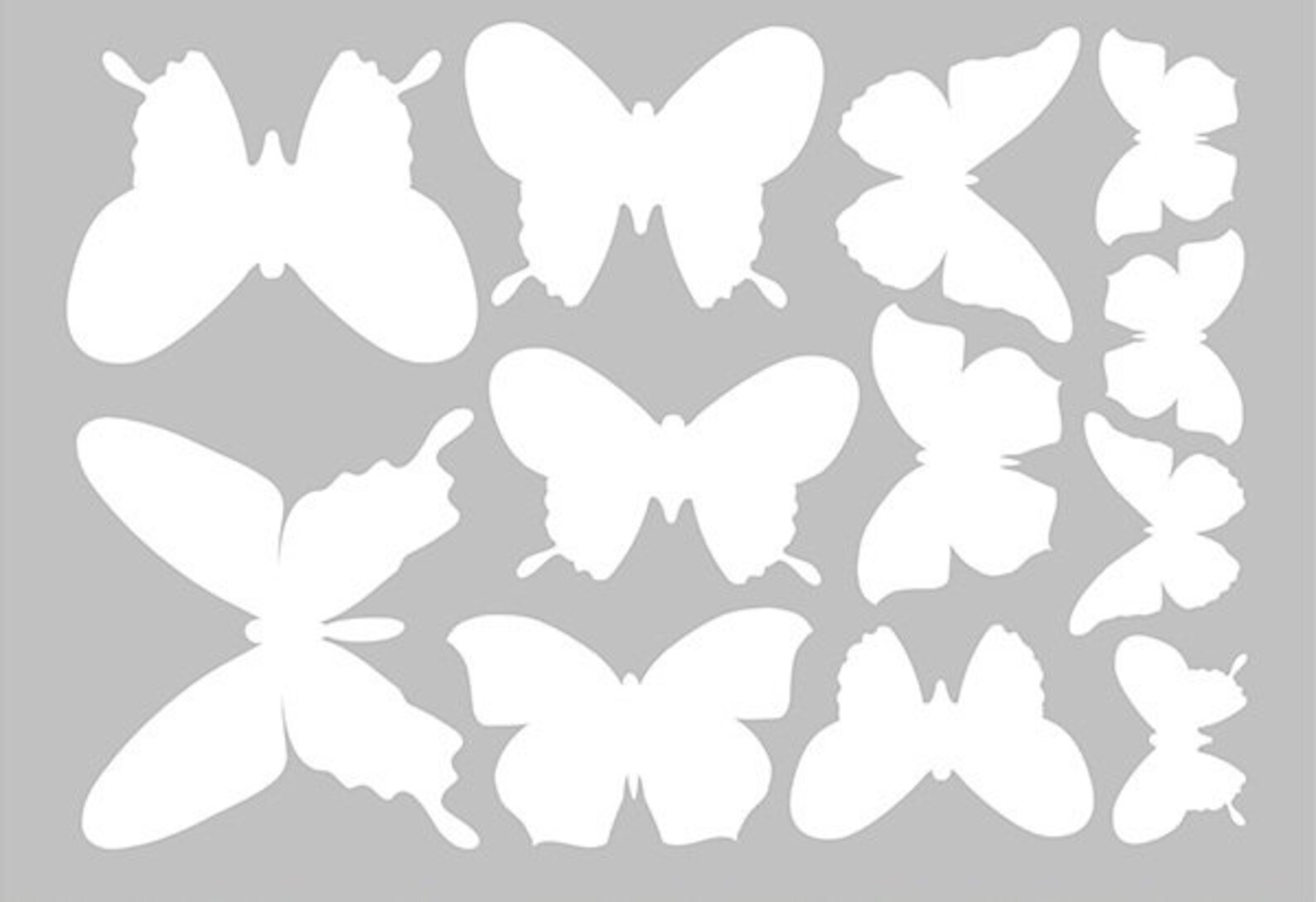 3D Butterflies White 3D Butterflies 3D Wall Butterflies Etsy