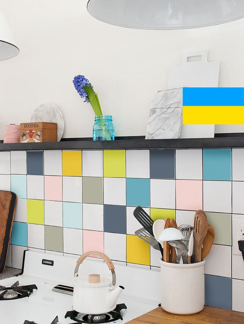 Kitchen Tile Decal Vinyl Tiles Tiles Decals Tile Decal Etsy