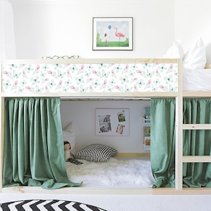 IKEA KURA BED decals Girls, Kura Bed Stickers Butterfly, Kura Decal for Girls, Kura removable Stickers, Ikea Bunk Bed Decals for Kura Bed