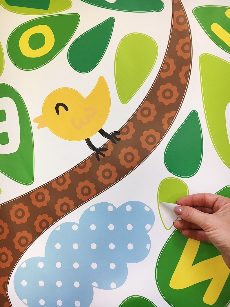 Calcomanía de pared con árbol del alfabeto, calcomanías del alfabeto, decoración para jardín de infantes, calcomanía de pared para preescolar, calcomanía de regreso a clases, calcomanía para el aula, árbol del alfabeto imagen 3