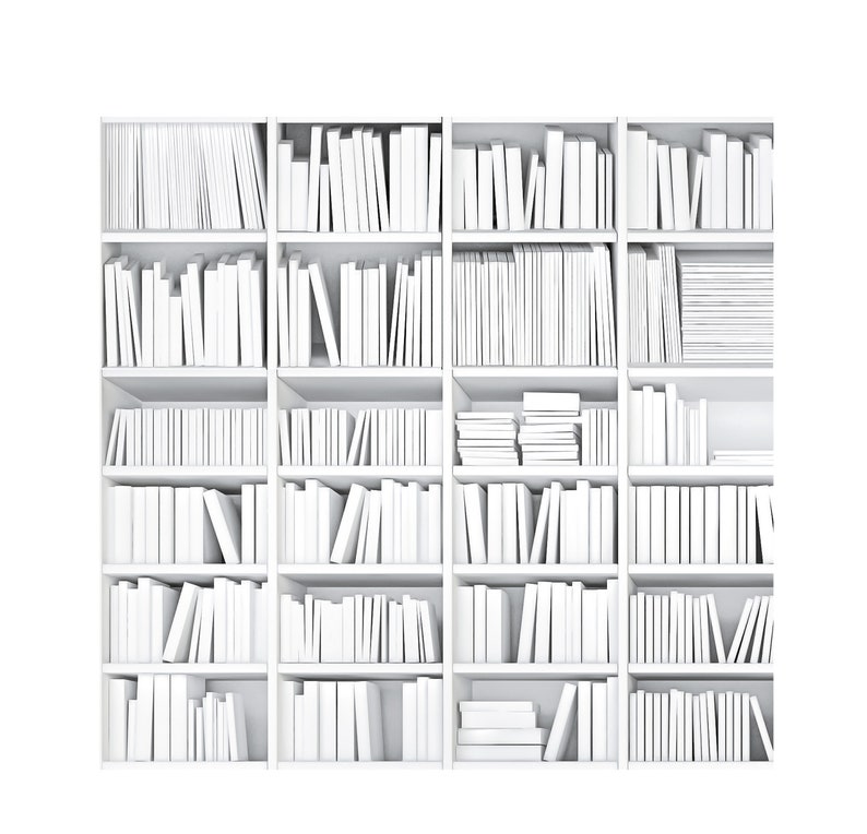 Book Stair Decals Staircase Decals Black and White Stair Etsy