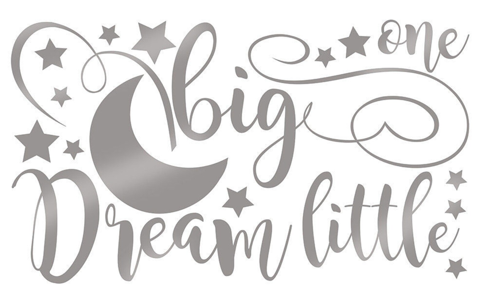 Dream Big Little One Dream Big Little One Wall Decal Dream - Etsy