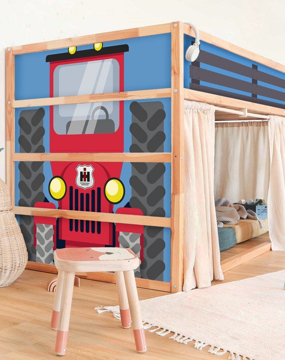 eb slank koken KURA BED Decals Tractor Decals for Kura Bed Boys Ikea Kura - Etsy