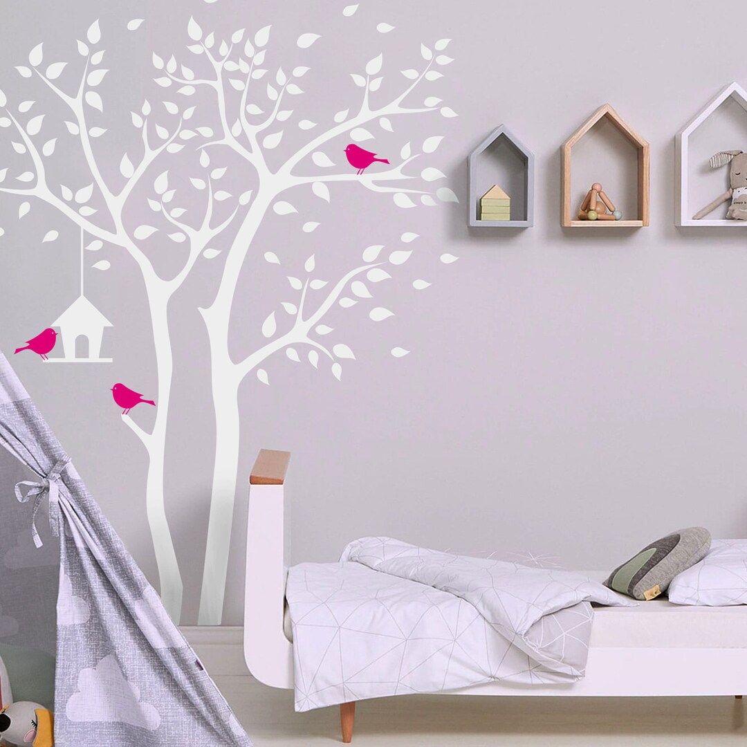Large Tree Wall Decal Tree Decals for Wall Tree Vinyl Wall Etsy