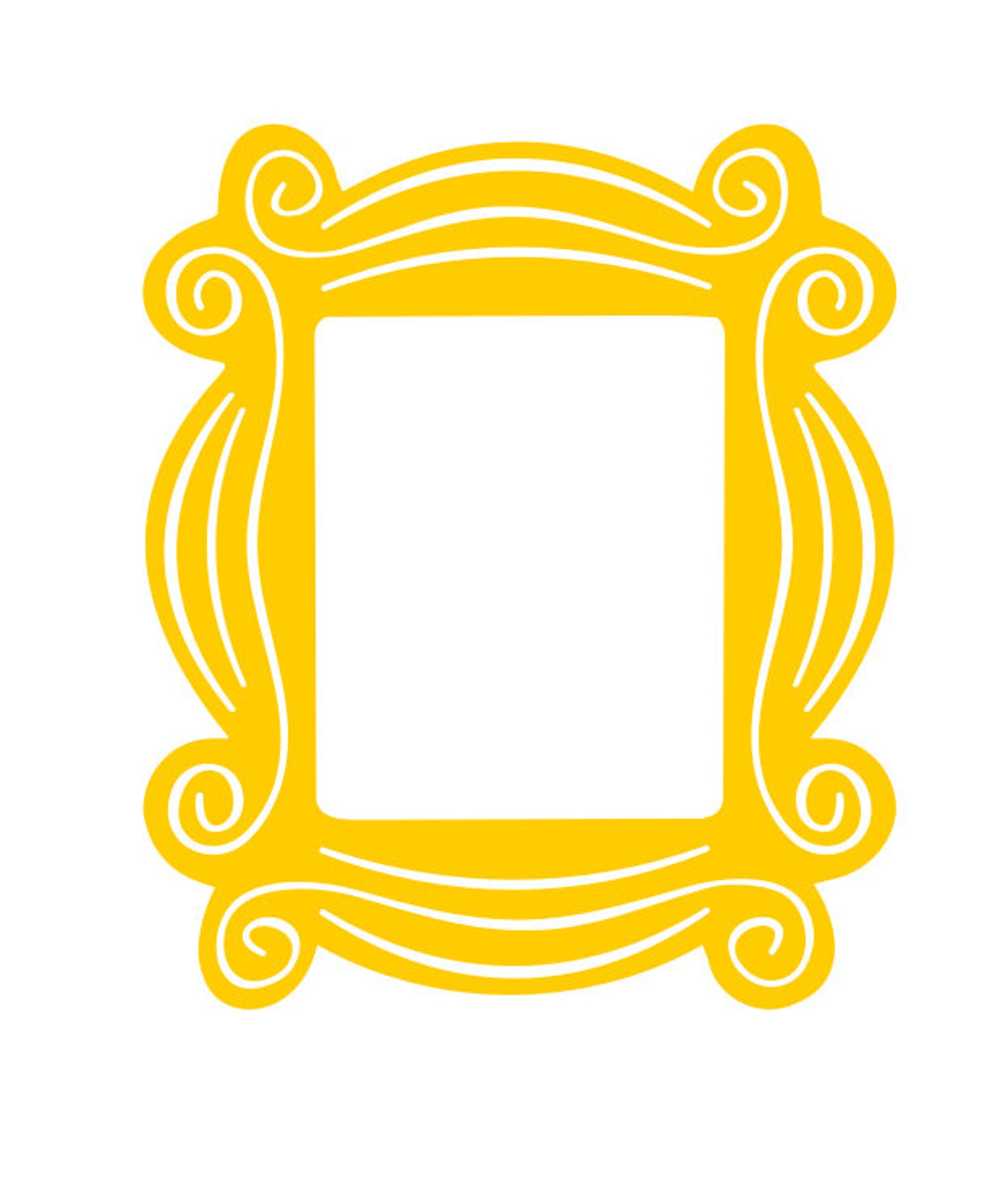 Friends Frame, Friends Tv Show Frame, Peephole Frame, Monica's ...