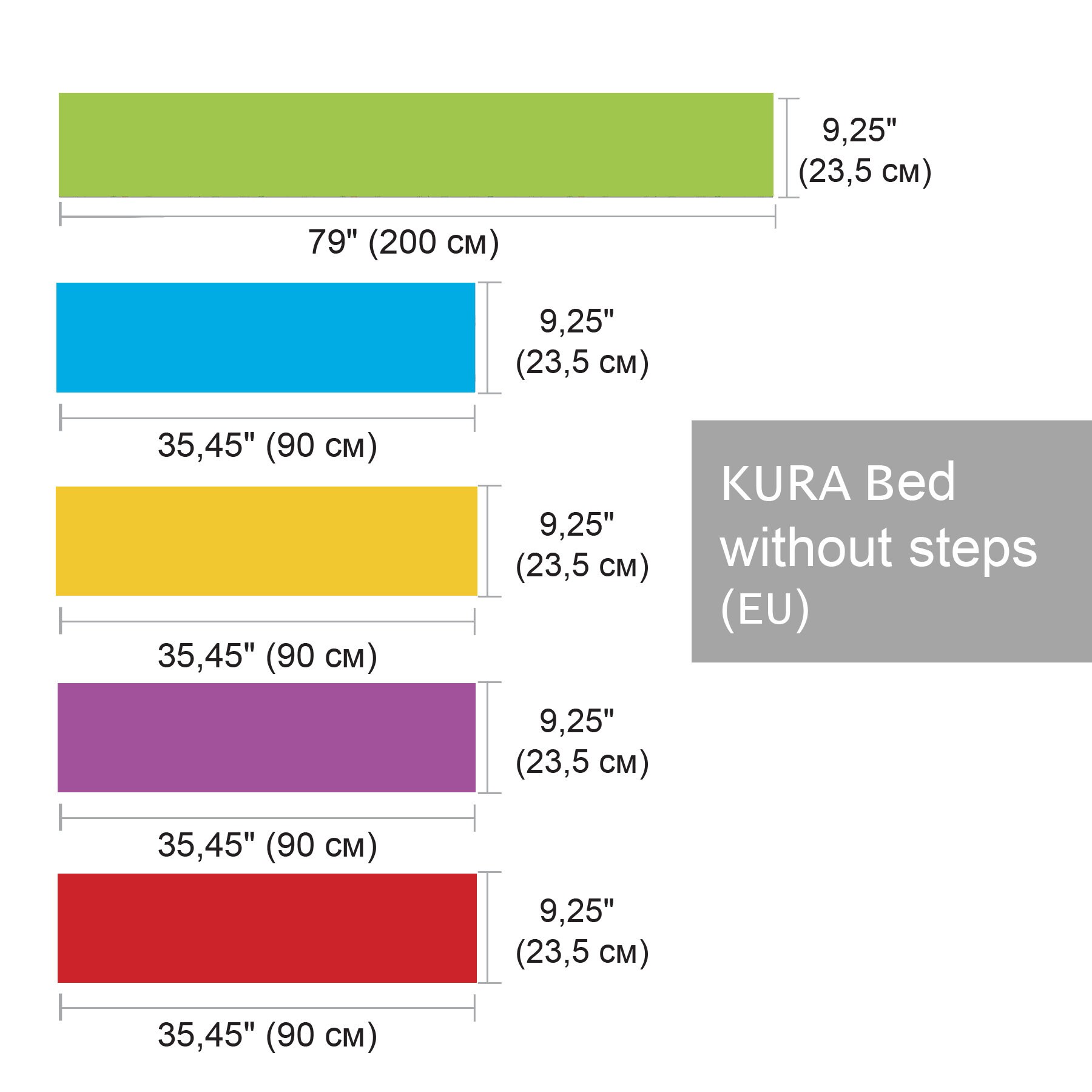 IKEA KURA BED Decals Rainbow Ikea Kura Bed Stickers Ikea Etsy