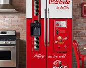 ビンテージ自動販売機冷蔵庫用ラップ、サイドバイサイド冷蔵庫用レトロ