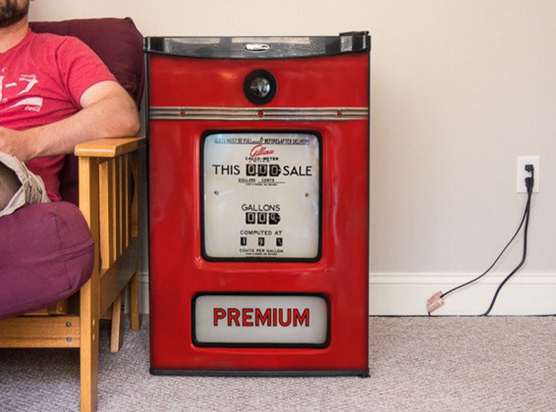 MINI FRIDGE RETRO wraps Vintage Man Cave Mini Fridge Wraps Etsy