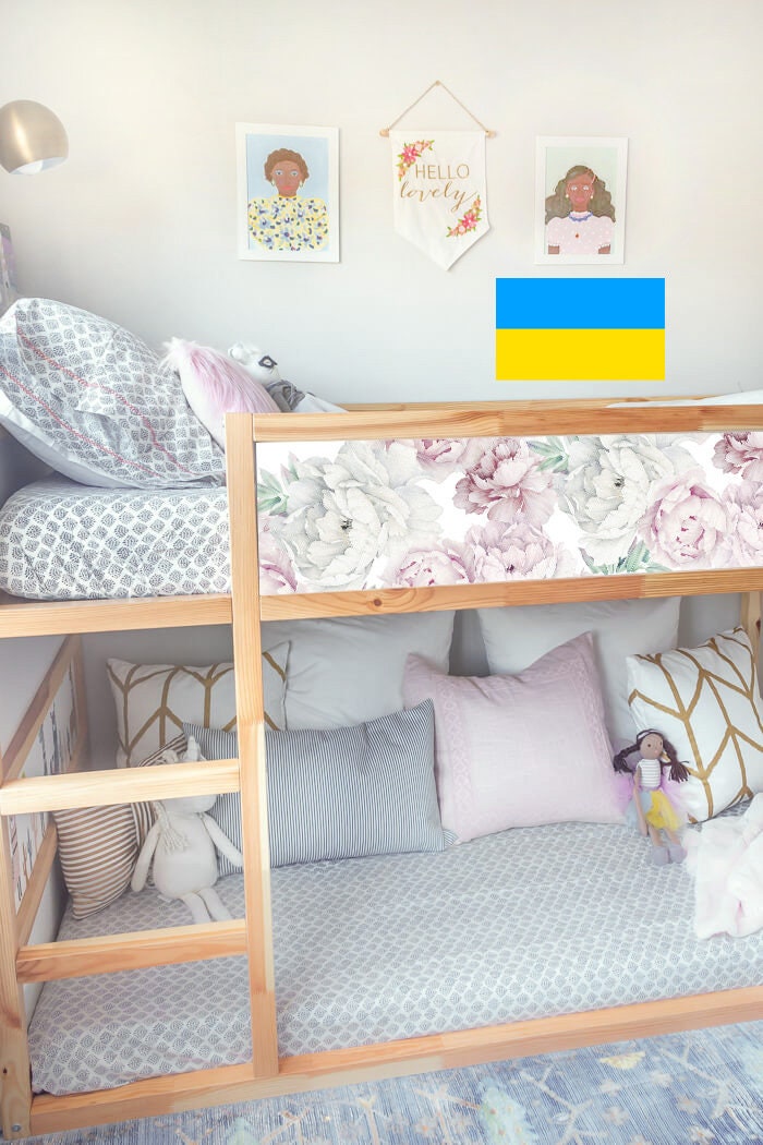 IKEA KURA BED Decals Girls Ikea Kura Bed Removable Stickers - Etsy Canada