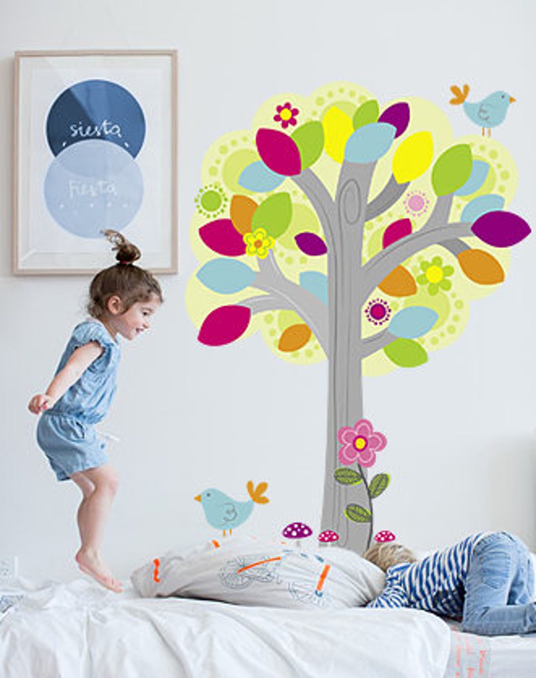 Tree Wall Decal Large Tree Wall Decal Tree Wall Decals Tree Etsy