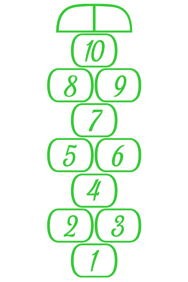 Hopscotch Decal Floor Decals for Classroom Classroom Floor Etsy