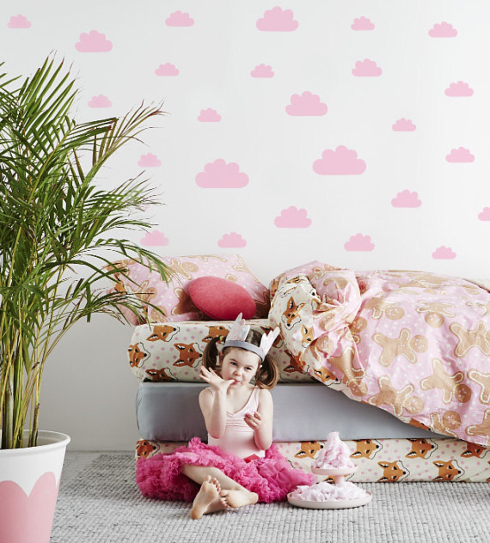 Cloud Cloud Wall Decals Cloud Decals Cloud Stickers Set of Etsy