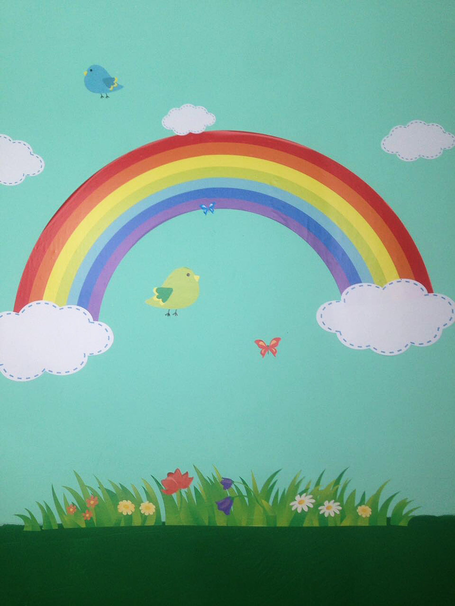 Rainbow Decal Rainbow Wall Decal Kid's Room Decal Etsy