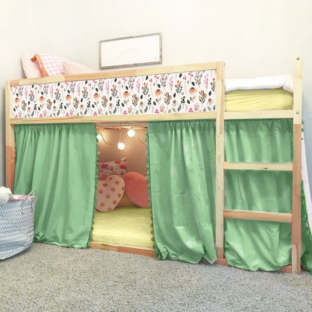 IKEA KURA BED Decal Ikea Kura Bed Girls Removable Stickers Etsy Canada