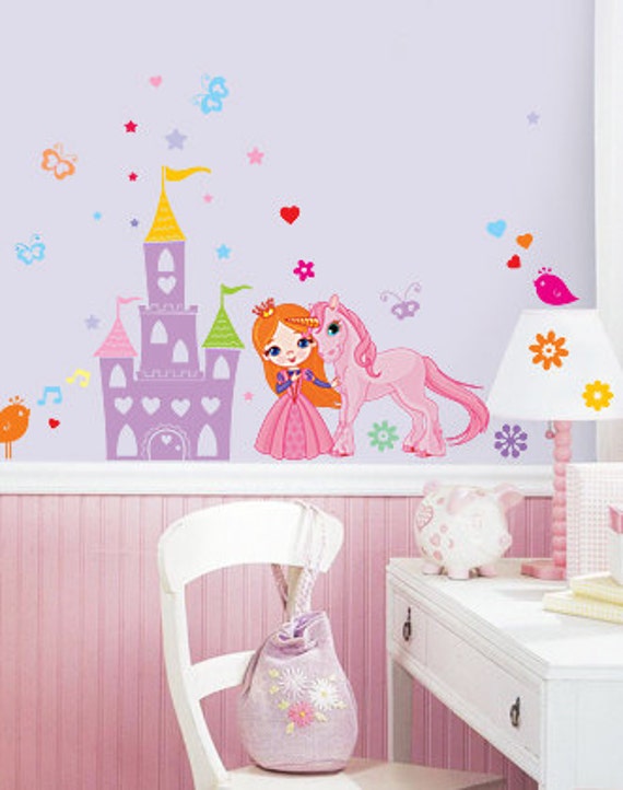 Baby Girl Room Decor Girl Nursery Decor Girl Room Decor Princess Baby Girl Room Princess Wall Decal Girl Room Decal Girl Room Decor
