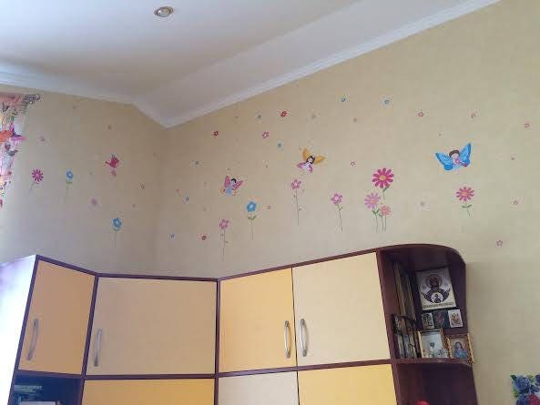 Fairy and Flowers Wall Decals, Girls Nursery Decor, Peel and Stick - Etsy