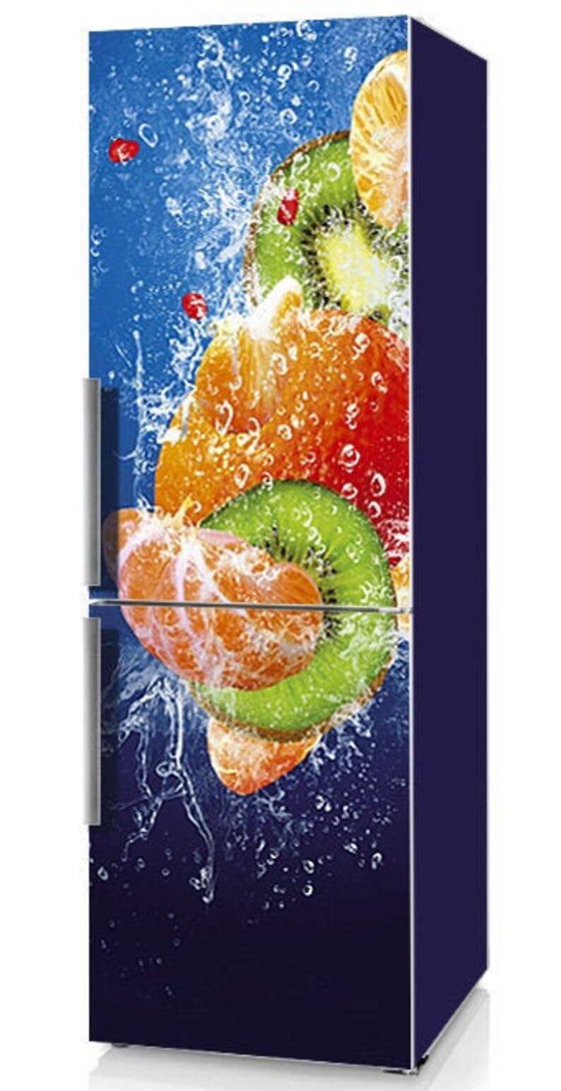 Fridge Wrap Fruit Fridge Decals Refrigerator Decal Fridge Etsy