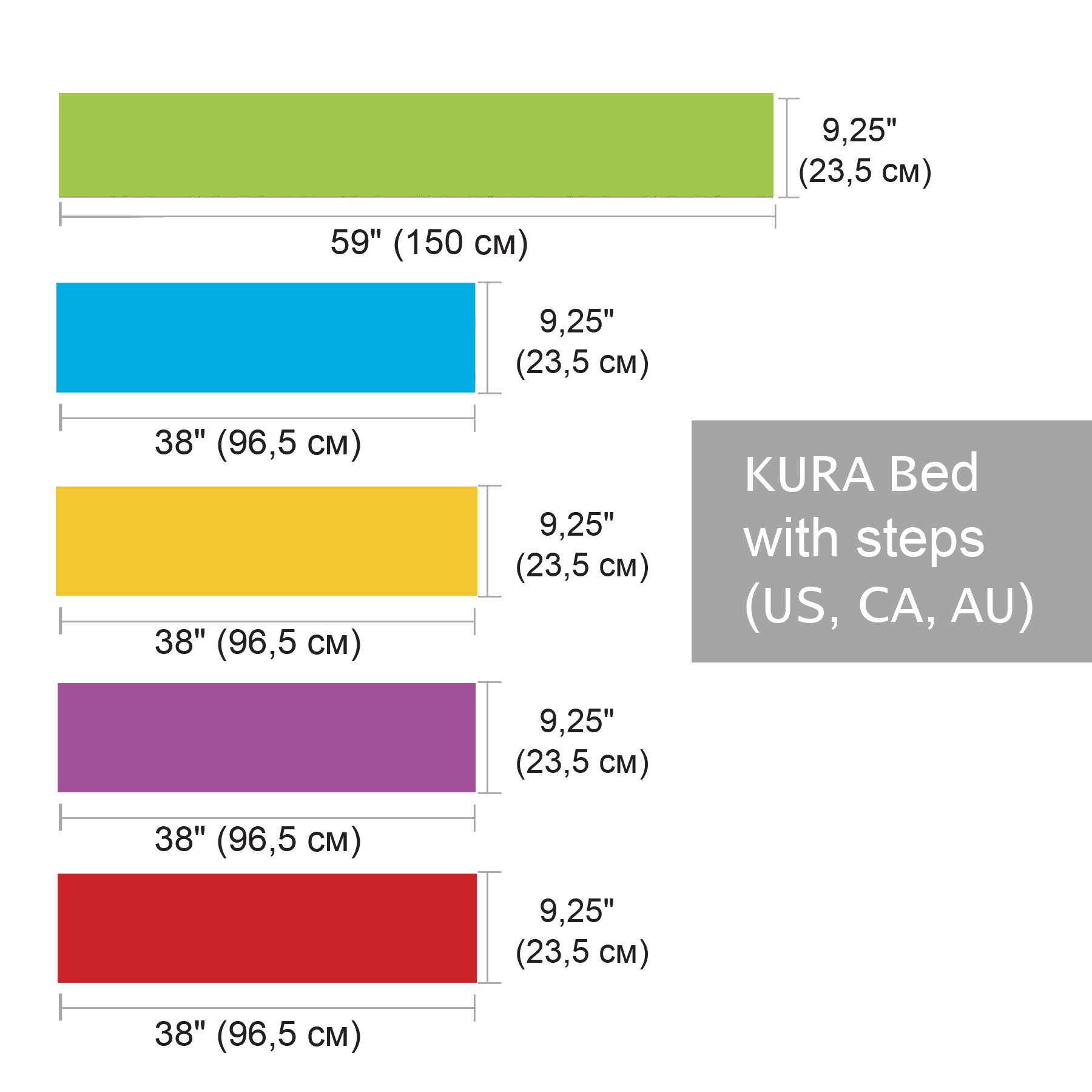 IKEA KURA BED Decals Rainbow Ikea Kura Bed Stickers Ikea Etsy