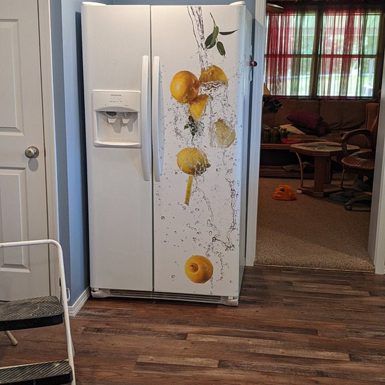 Fridge Wrap Vinyl Oranges Refrigerator Wrap Vinyl Decal Etsy