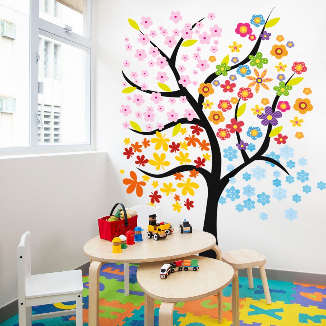 Classroom Decorations Colorful Wall Stickers For Kids - Educational Nursery Decals For Daycare, Classroom & Playroom Nursery Decor