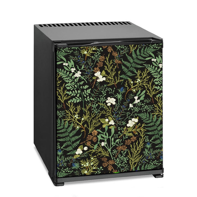 Dishwasher Cover Vintage Floral Retro Dark Botanical Etsy