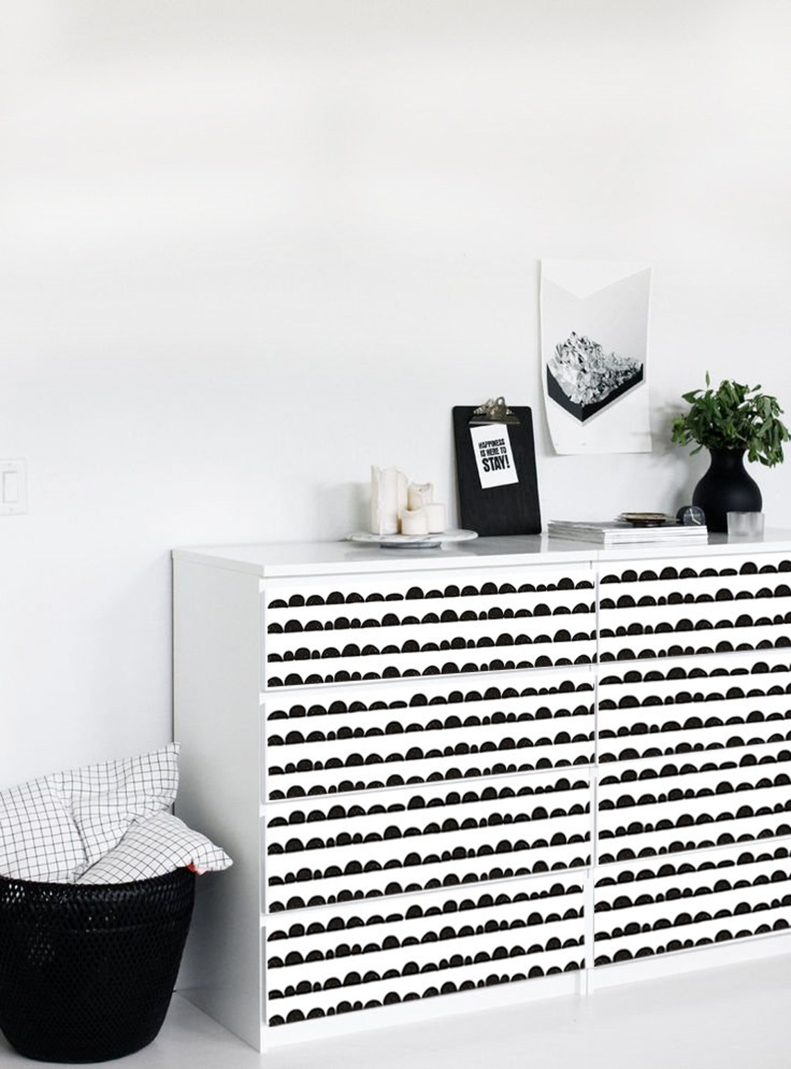 IKEA Malm Dresser Decal Ikea Dresser Stickers Malmdecal Etsy