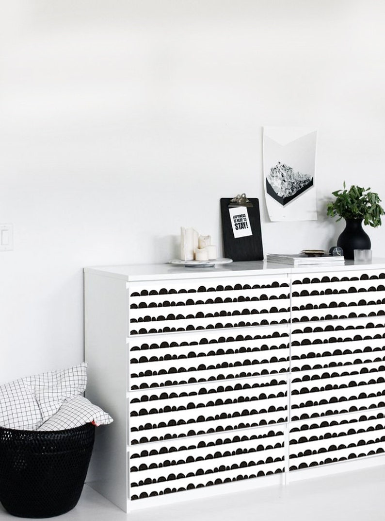 IKEA Malm Dresser Decal Ikea Dresser Stickers Malmdecal Etsy