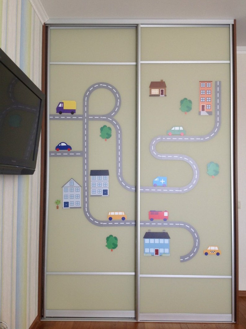 Car Wall Decal Transportation Decal Car Wall Decals Car Etsy