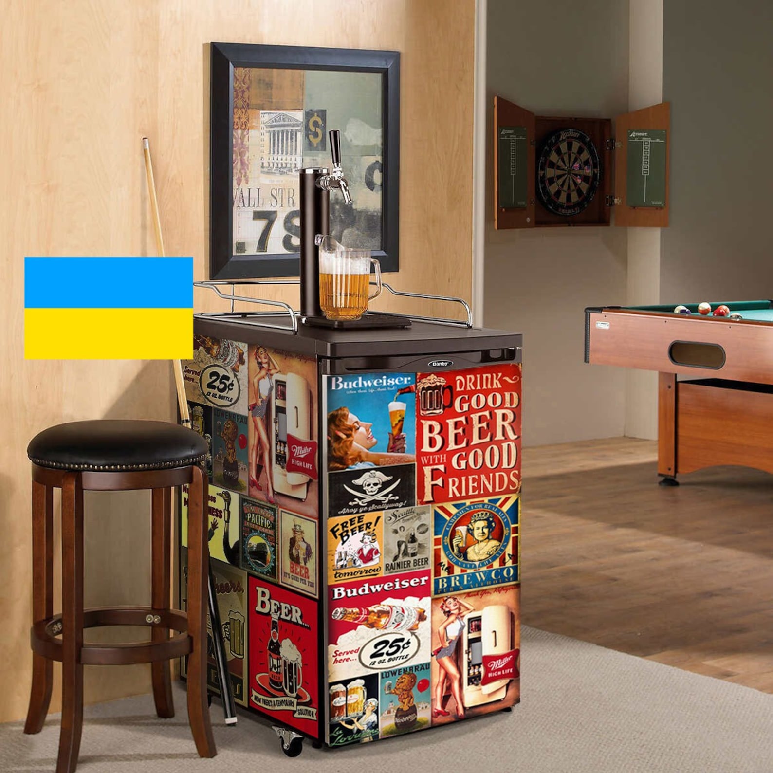 Retro MINI Fridge Wrap Mini Fridge Decal Vintage Fridge Etsy