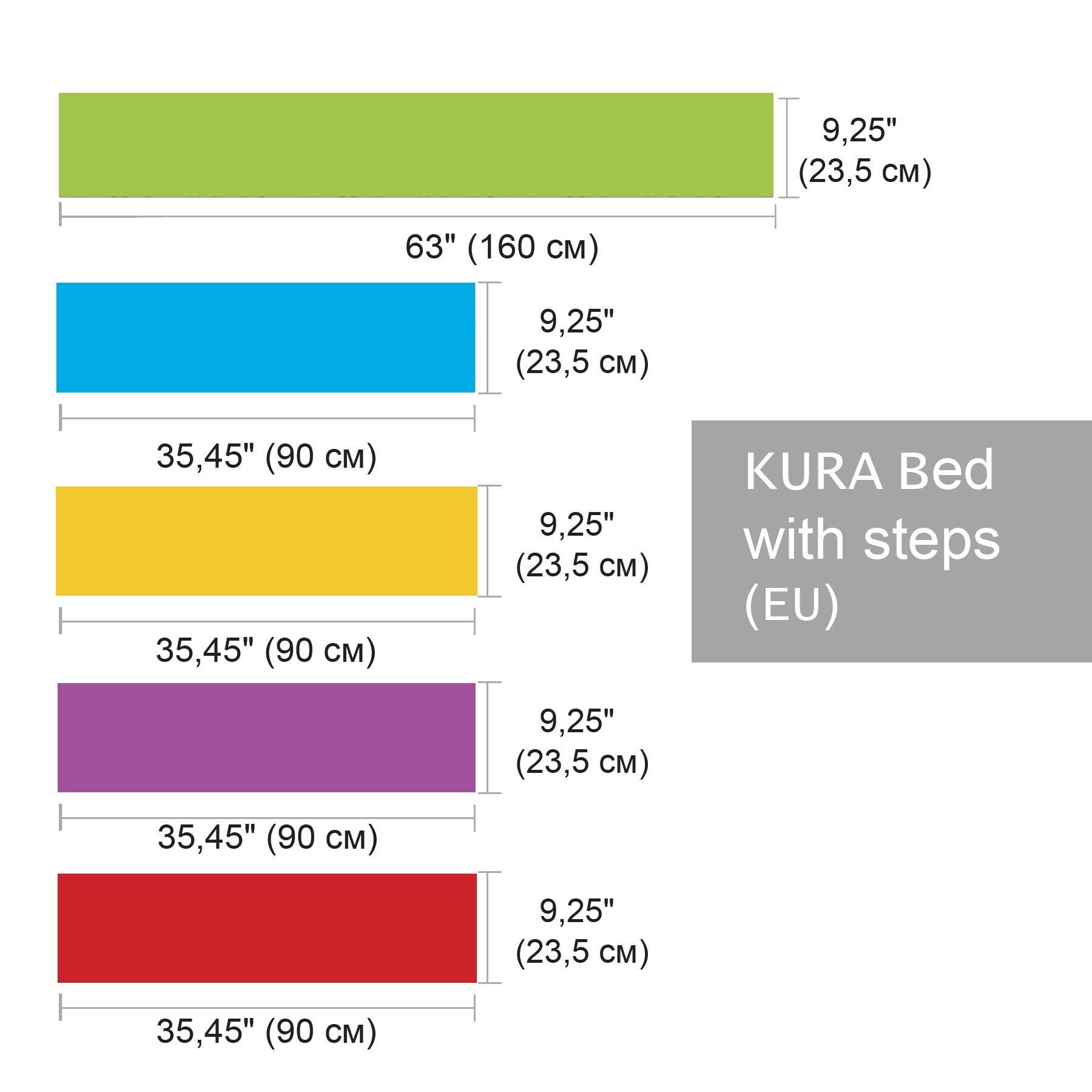 IKEA KURA BED Decals Rainbow Ikea Kura Bed Stickers Ikea Etsy