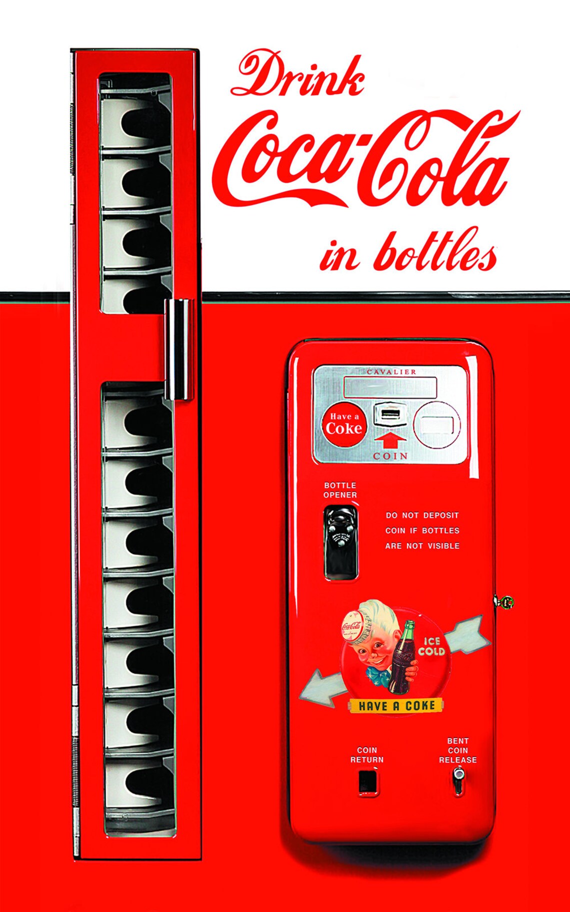Coca Cola MINI Fridge Decal Cocacola MINI Fridge Wrap Retro Etsy