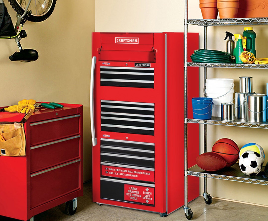 Toolbox Refrigerator Wrap Craftsman Fridge Wrap Fridge Etsy