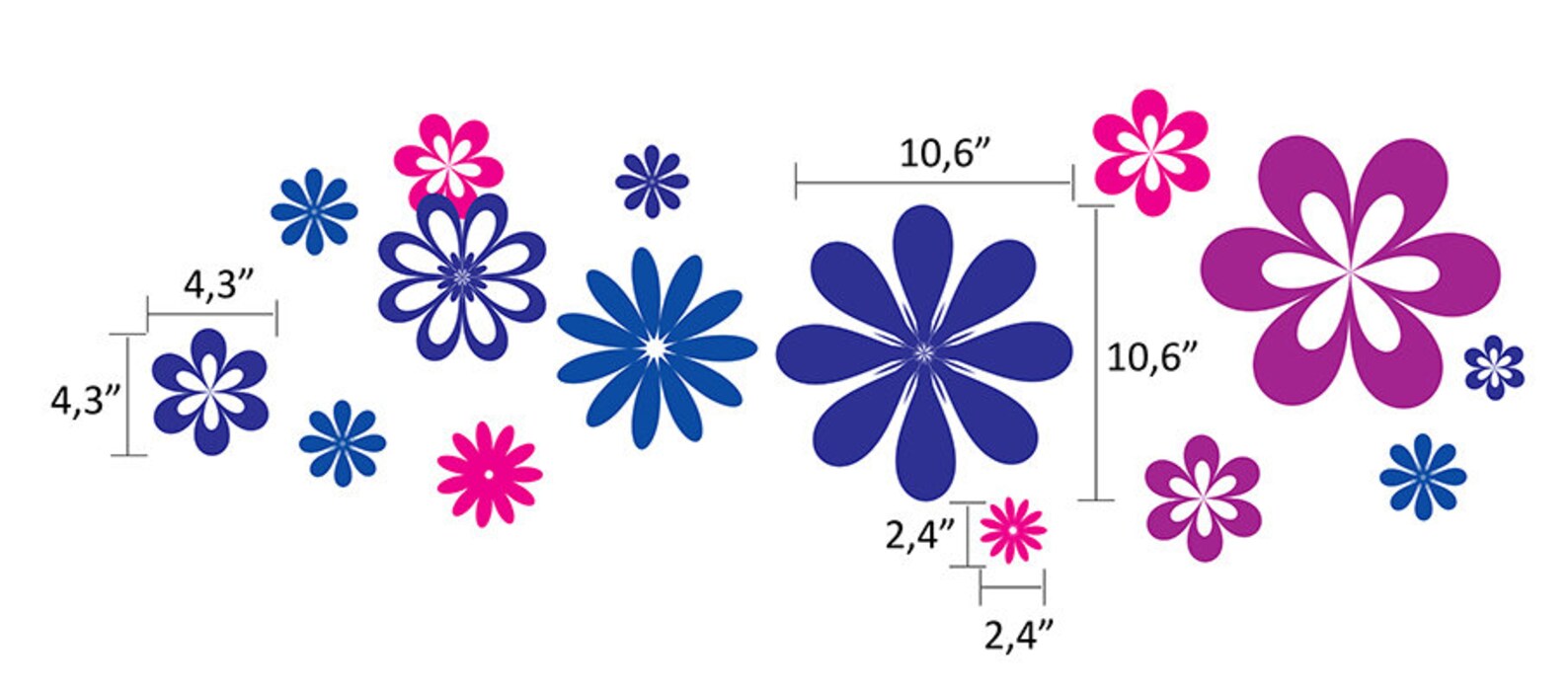 Car Decals Flowers Bumper Stickers Car Decal for Women Car Etsy