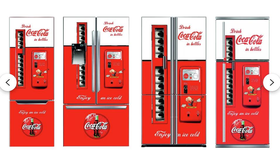 ビンテージ冷蔵庫用デカール（剥がして貼れるタイプ）、冷蔵庫用ラップ