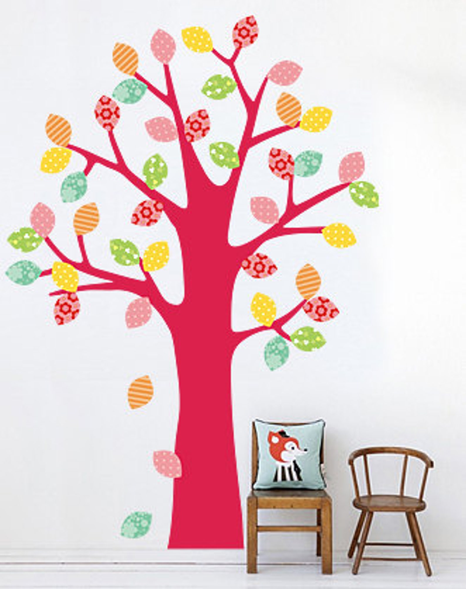 Tree Wall Decals for Kids Tree Wall Decal Large Big Tree Etsy