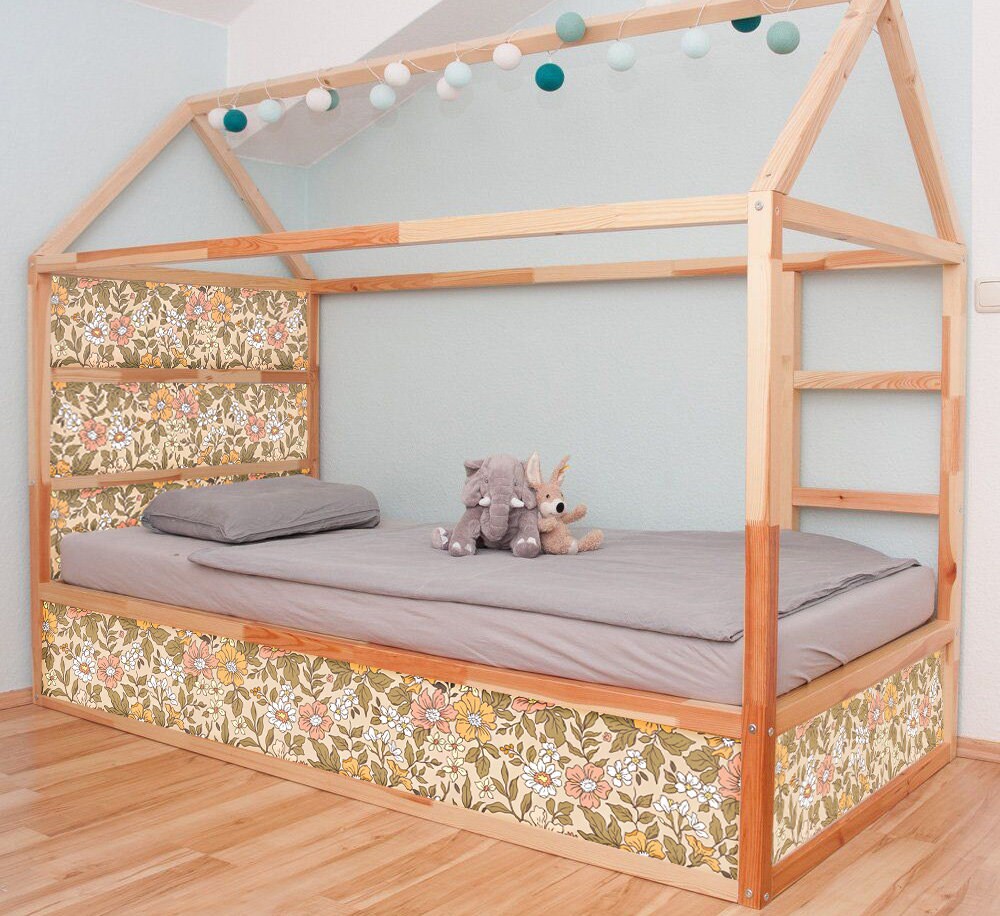 KURA BED Decal Boho Decals for Kura Bed Ikea Kura Bed Decal Etsy UK