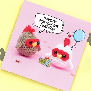 Huhn Henne Grußkarten glücklich Geburtstagsparty lustige niedliche Tier personalisierte Freund Schwester Freundin Mama 21 40 Geburtstag Blankokarte
