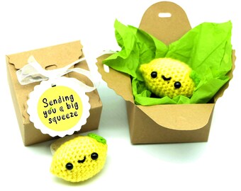 miss you unique mental health self care package get well soon mindfulness cute kawaii lemon keyring anxiety best friendship depression gift