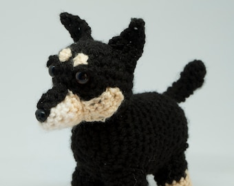 miniature pinscher stuffed toy