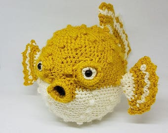 Handmade Crochet PufferFish