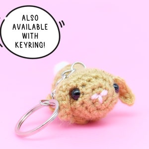 bunny rabbit keyring christmas gift anniversary romantic love girlfriend wife keepsake birthday stuffed plush toy cute animal farmyard image 4