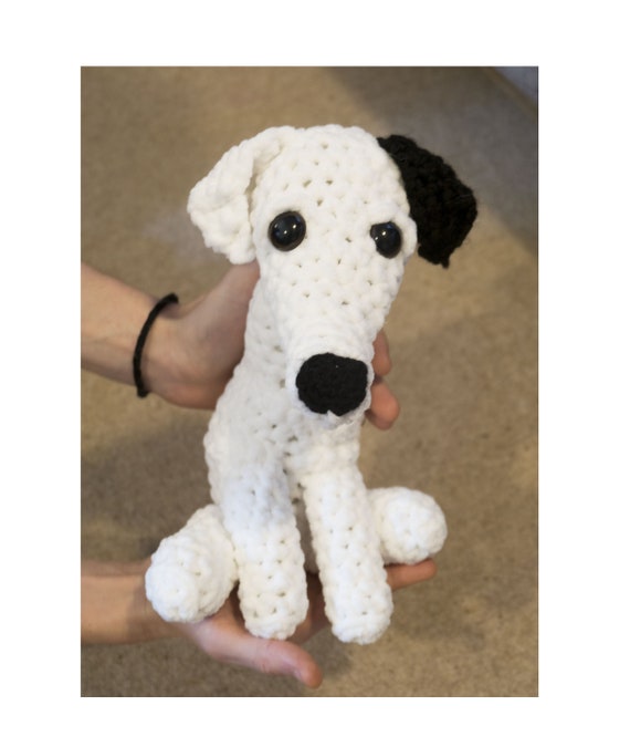 stuffed greyhound toy