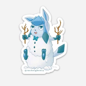 Derpy Glaceon Sticker
