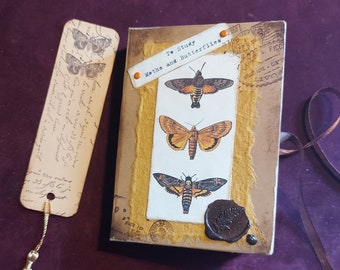 Motten und Schmetterlinge| Buch oder Tagebuch für Naturliebhaber