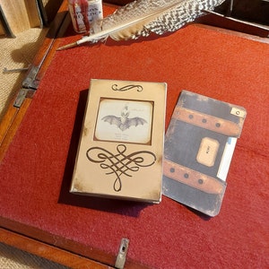 Diario dei pipistrelli / Stregoneria / Familiare / Libro degli incantesimi fatto a mano / Regalo della strega