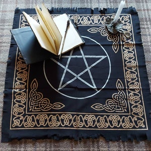 Pentagram Alter Cloth for Pagan or Wiccan | Witch gift