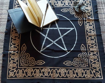 Pentagram Alter Cloth for Pagan or Wiccan