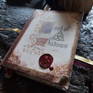 Book of Shadows |Vegan Spell Book| Witch or Wiccan junk journal