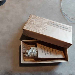 Home Blessings Smudge (Sonne) Zauber Geschenk für neues Zuhause oder viel Glück | Hexen Geschenk