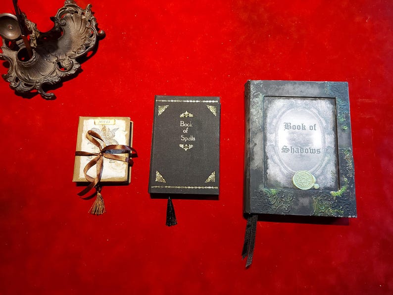 Black Vegan Friendly Book of Spells. Witch, Gothic Grimoire gift image 18
